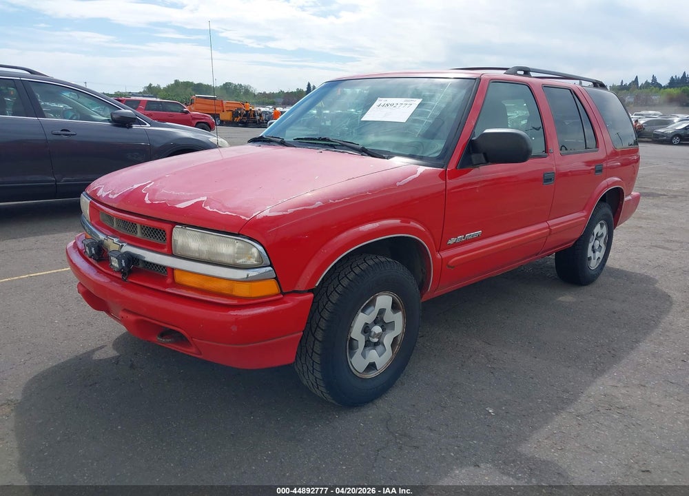 2003 CHEVROLET BLAZER LS VIN: 1GNDT13X23K115643