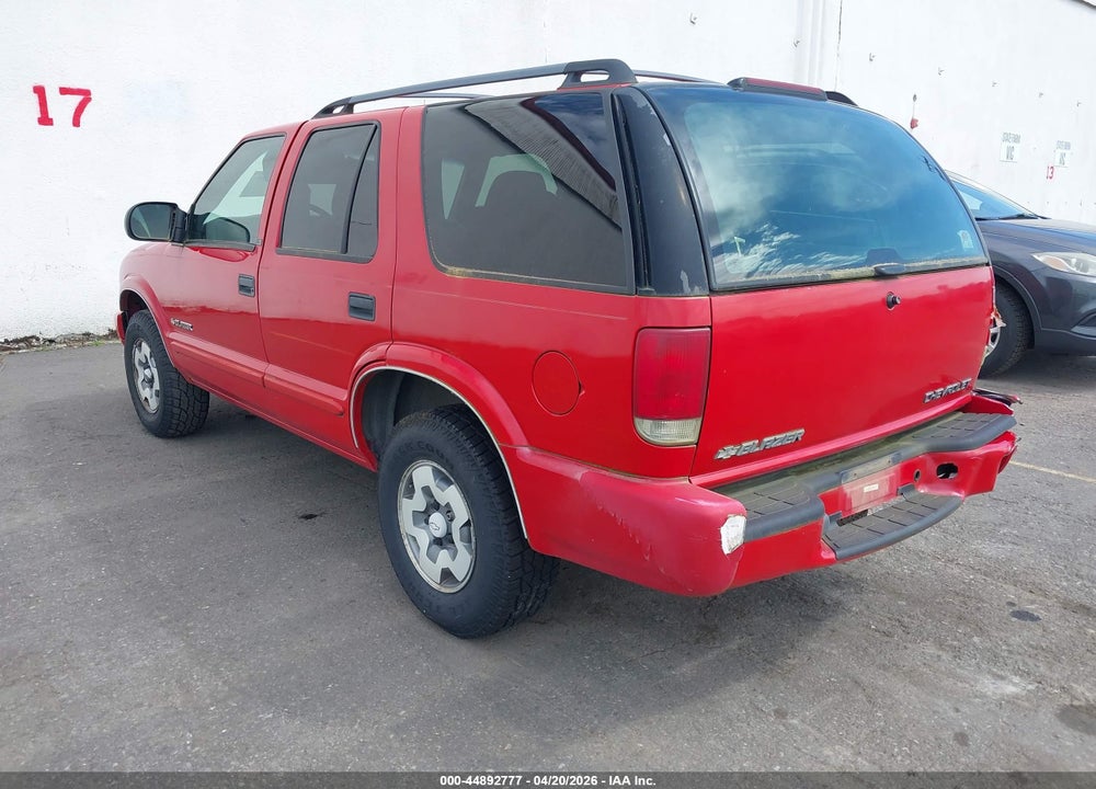 2003 CHEVROLET BLAZER LS VIN: 1GNDT13X23K115643