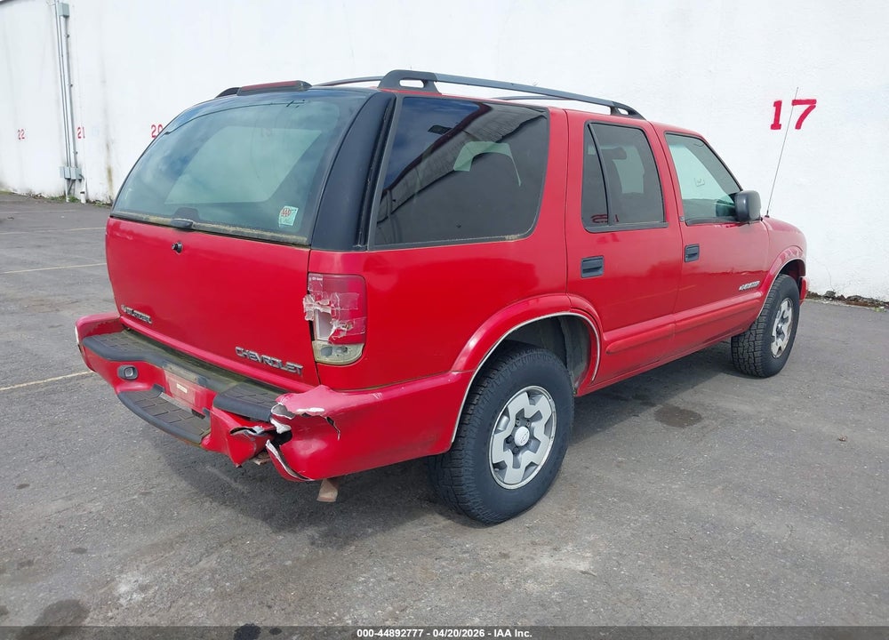 2003 CHEVROLET BLAZER LS VIN: 1GNDT13X23K115643