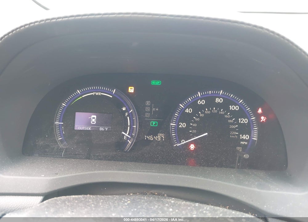 2010 LEXUS HS 250H VIN: JTHBB1BAXA2014863