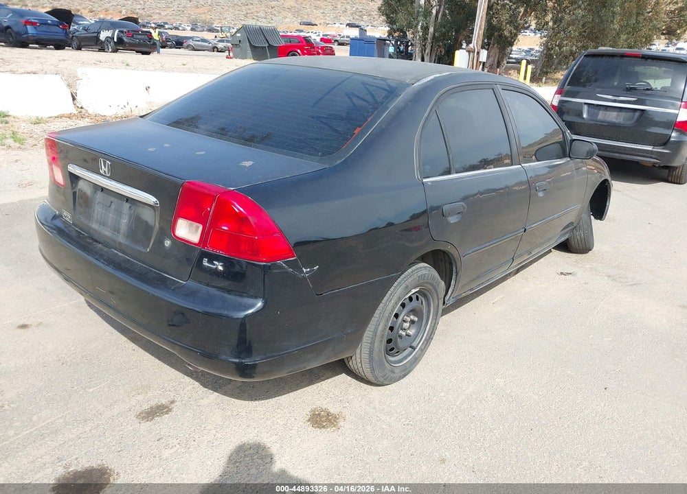 2001 HONDA CIVIC LX VIN: 2HGES16561H619905