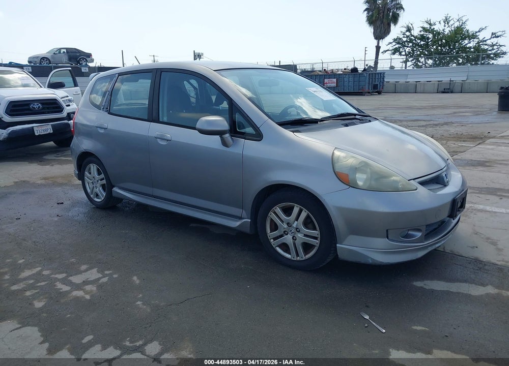 2007 HONDA FIT SPORT VIN: JHMGD38607S031615