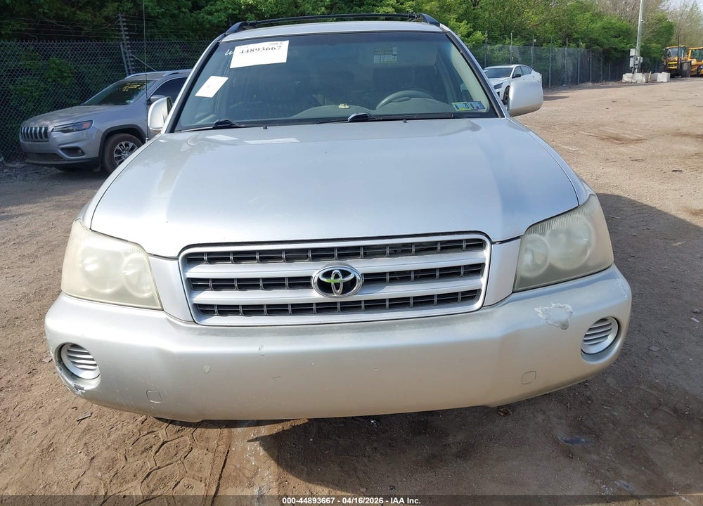 2002 TOYOTA HIGHLANDER V6 VIN: JTEHF21A520070239