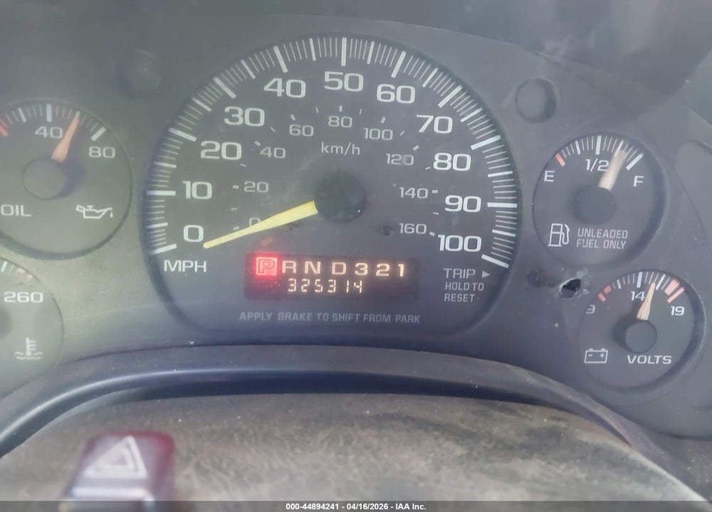 1999 CHEVROLET EXPRESS VIN: 1GCFG25W9X1105154