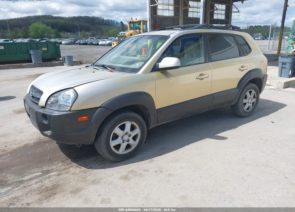 2005 HYUNDAI TUCSON GLS/LX VIN: KM8JN72D35U102628