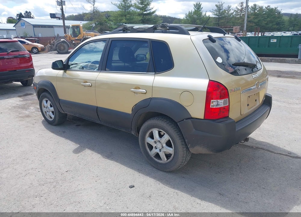 2005 HYUNDAI TUCSON GLS/LX VIN: KM8JN72D35U102628