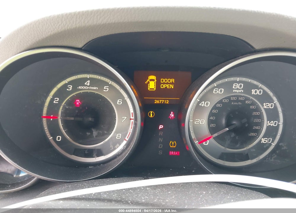 2012 ACURA MDX VIN: 2HNYD2H2XCH502730