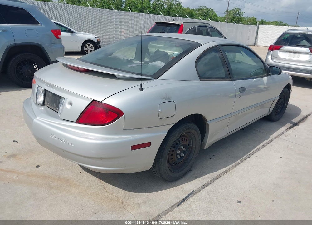 2004 PONTIAC SUNFIRE VIN: 1G2JB12F847213382