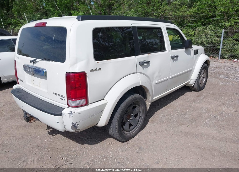 2010 DODGE NITRO SXT VIN: 1D4PU5GKXAW134748