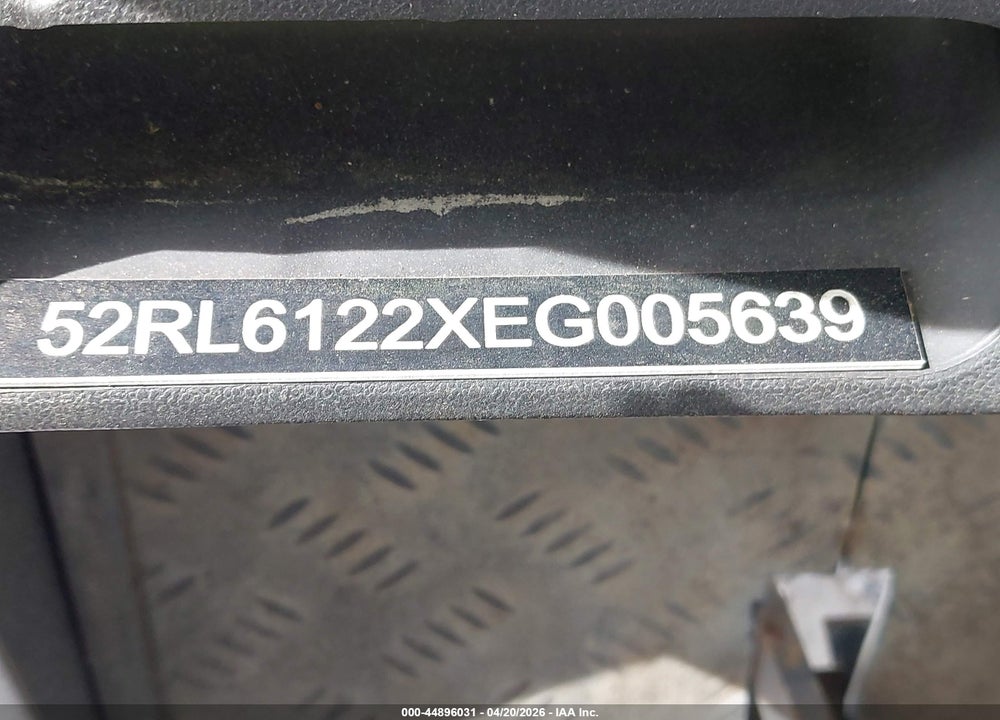 2014 STAR EV LIFTED CARS/DIABLO/SPORT VIN: 52RL6122XEG005639