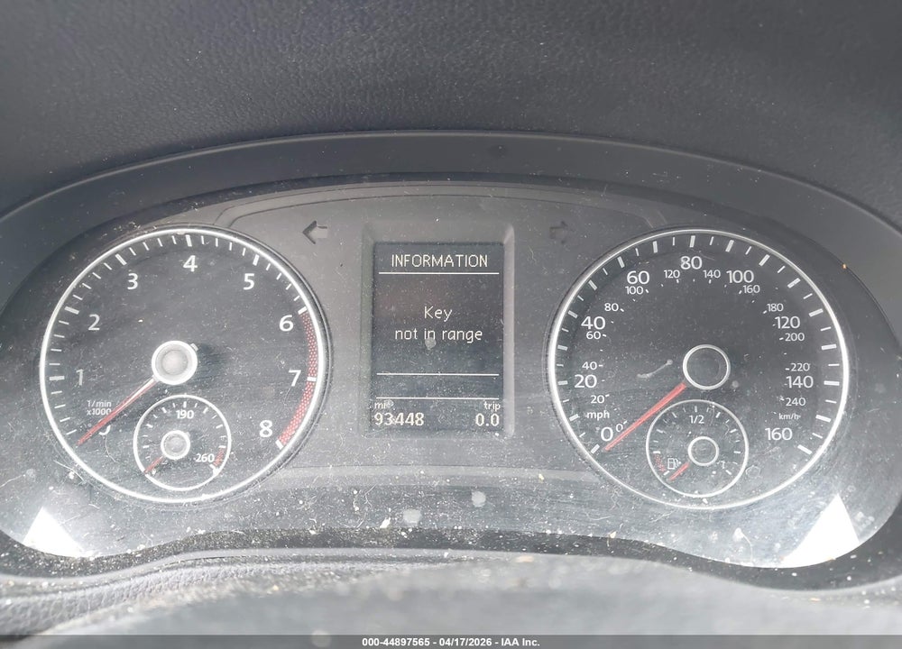 2014 VOLKSWAGEN PASSAT 1.8T SE VIN: 1VWBS7A37EC032693