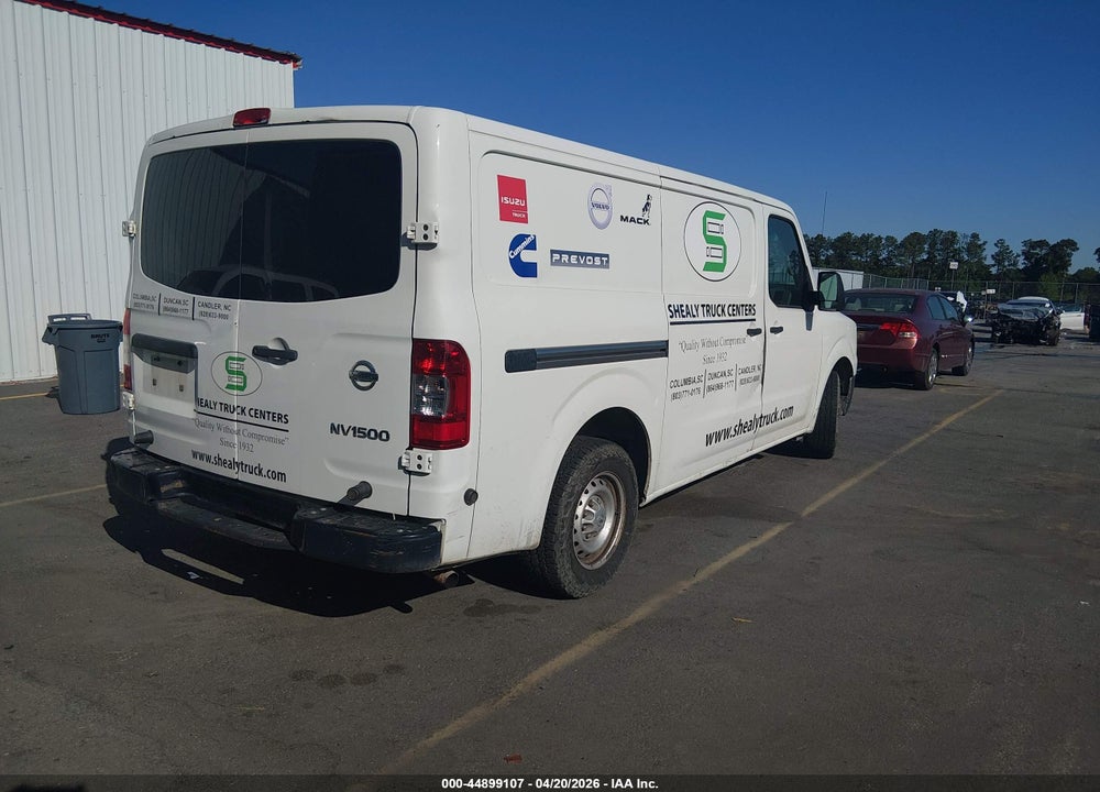 2014 NISSAN NV CARGO NV1500 S V6 VIN: 1N6BF0KL9EN108624