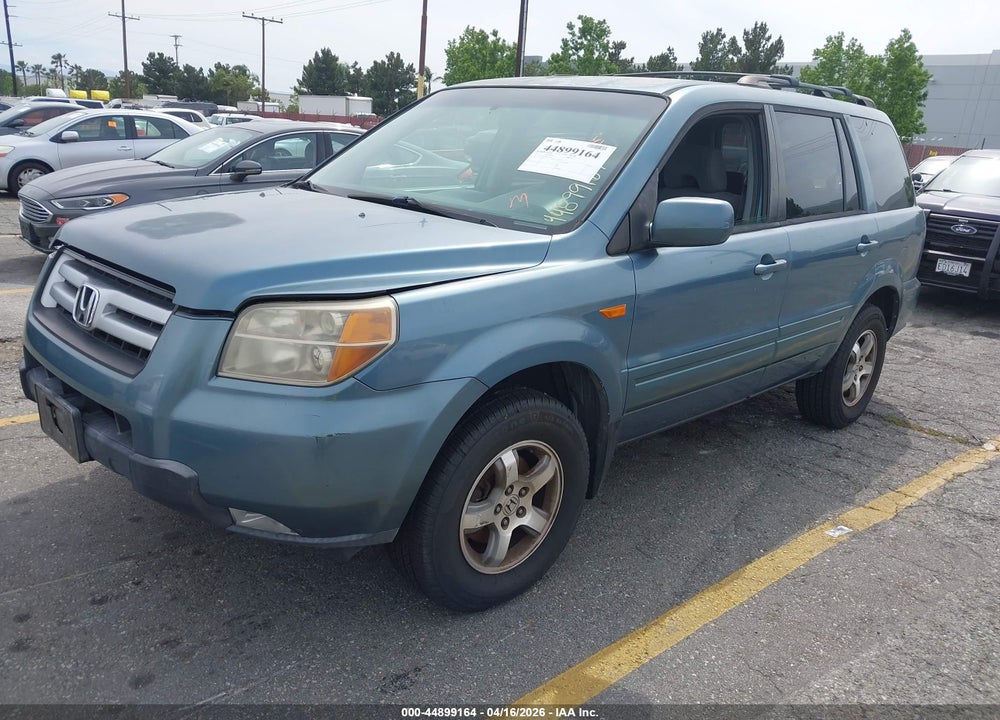 2007 HONDA PILOT EX VIN: 5FNYF28487B037538