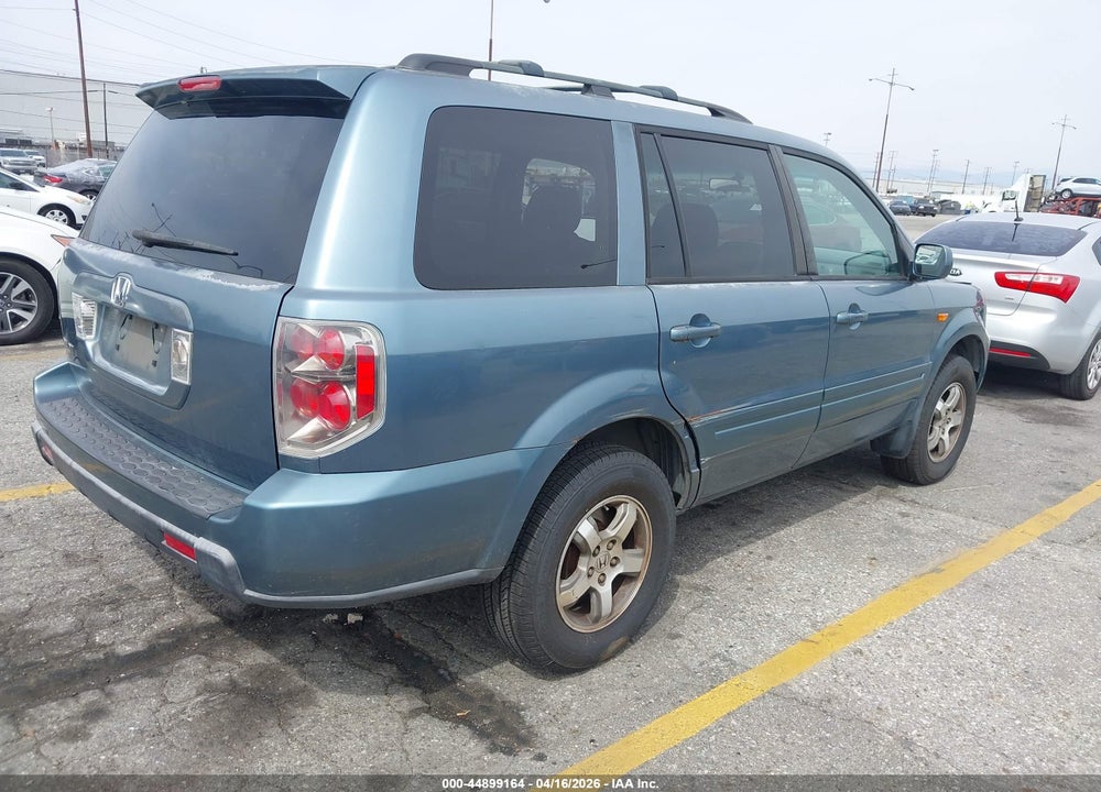 2007 HONDA PILOT EX VIN: 5FNYF28487B037538