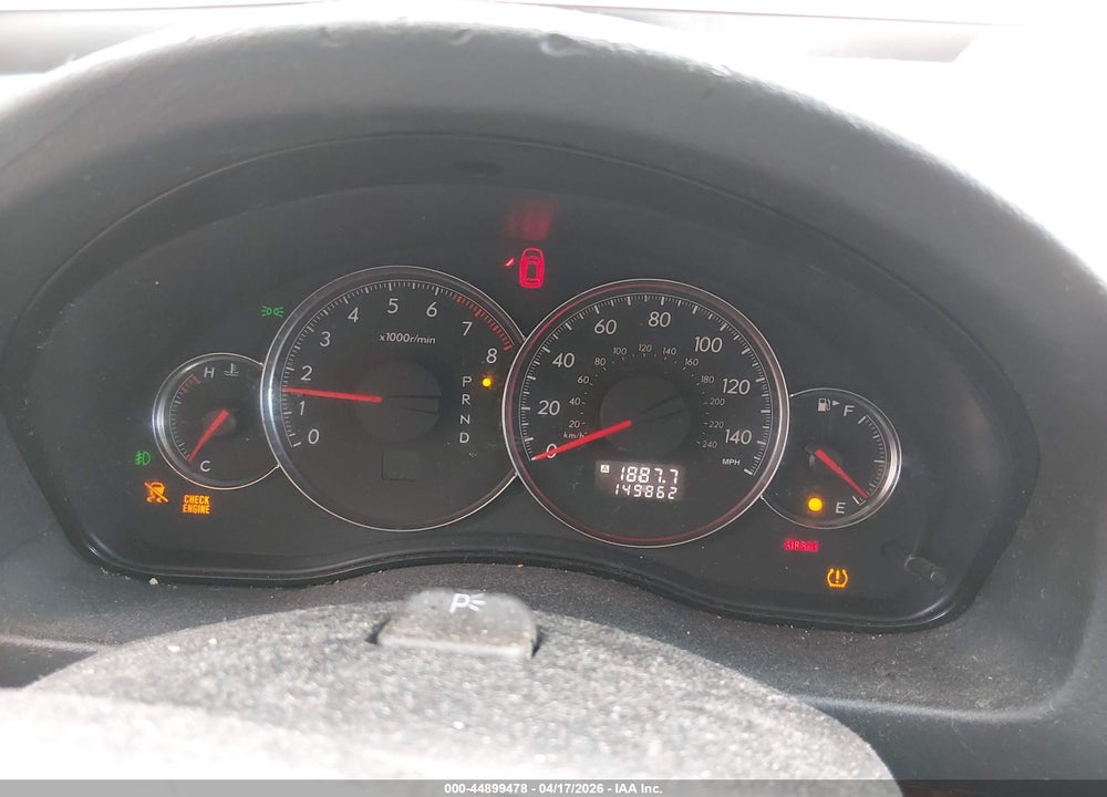 2009 SUBARU OUTBACK 2.5I LIMITED VIN: 4S4BP66C897338139