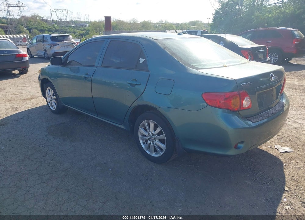 2009 TOYOTA COROLLA LE VIN: 2T1BU40E39C032346