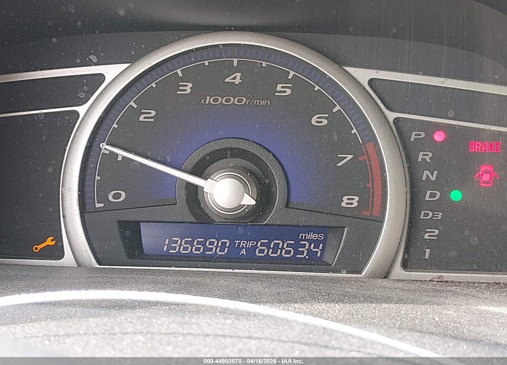 2009 HONDA CIVIC LX VIN: 19XFA16539E047253