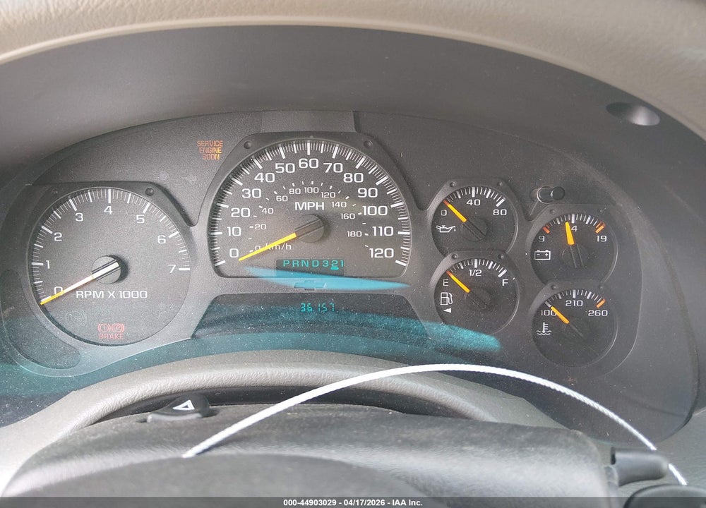 2003 CHEVROLET TRAILBLAZER LS VIN: 1GNDS13S532367183