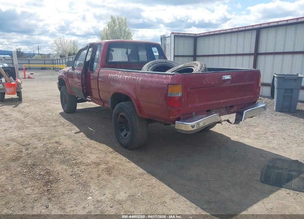 1989 TOYOTA PICKUP 1/2 TON EX LNG WHLBSE DLX VIN: JT4RN13P6K0005651