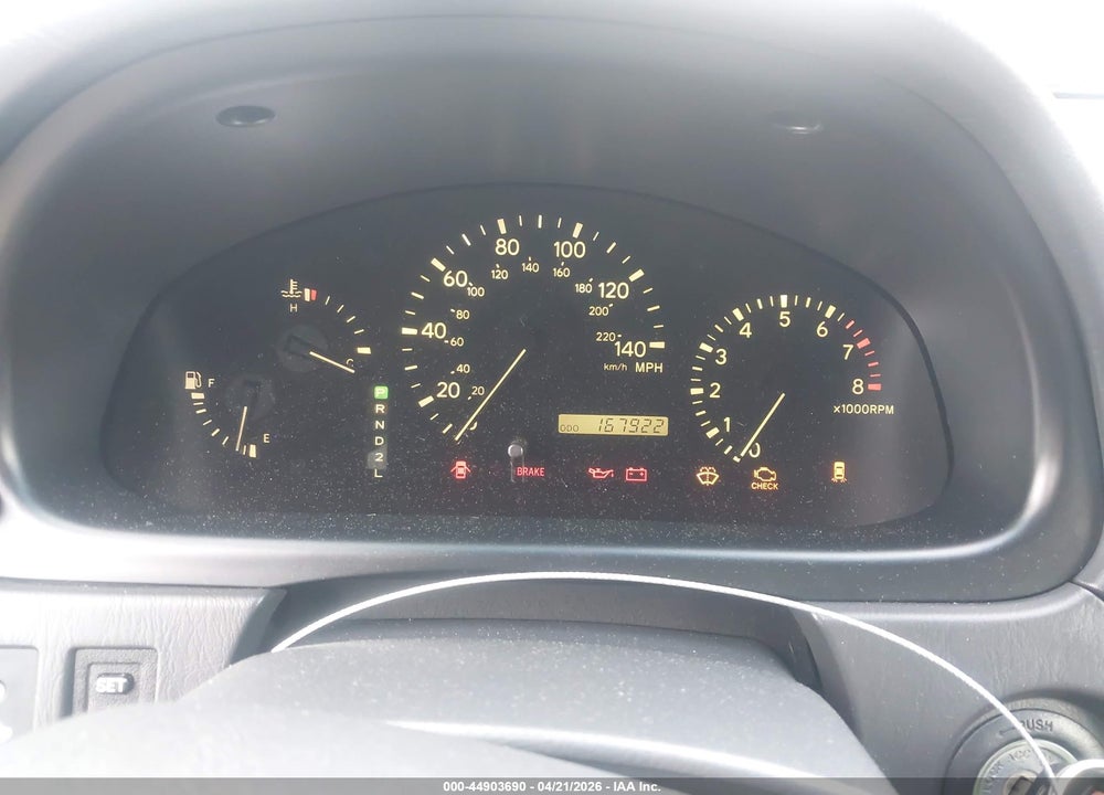 2000 LEXUS RX 300 VIN: JT6GF10U0Y0070834