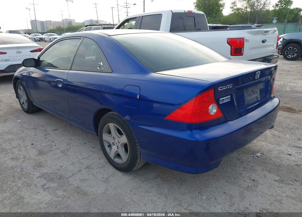 2004 HONDA CIVIC EX VIN: 1HGEM22984L079280