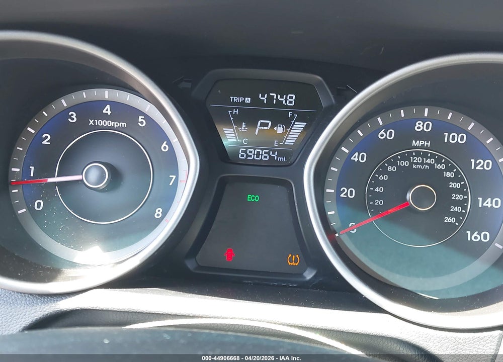 2014 HYUNDAI ELANTRA LIMITED VIN: KMHDH4AE7EU048795