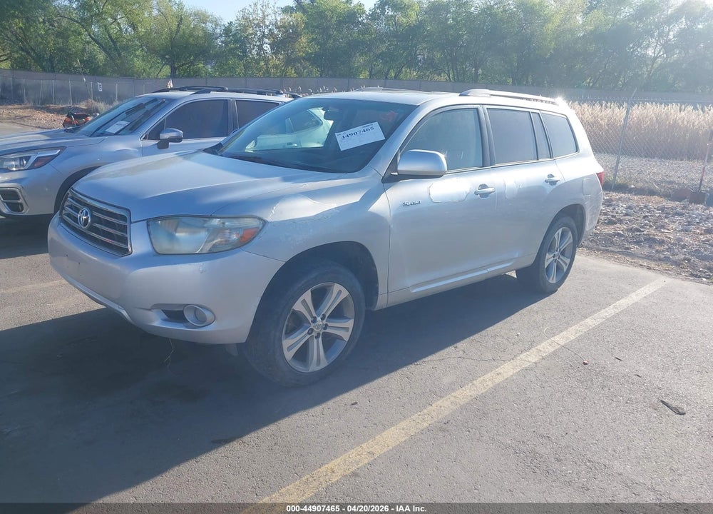 2008 TOYOTA HIGHLANDER SPORT VIN: JTEES43A082002483