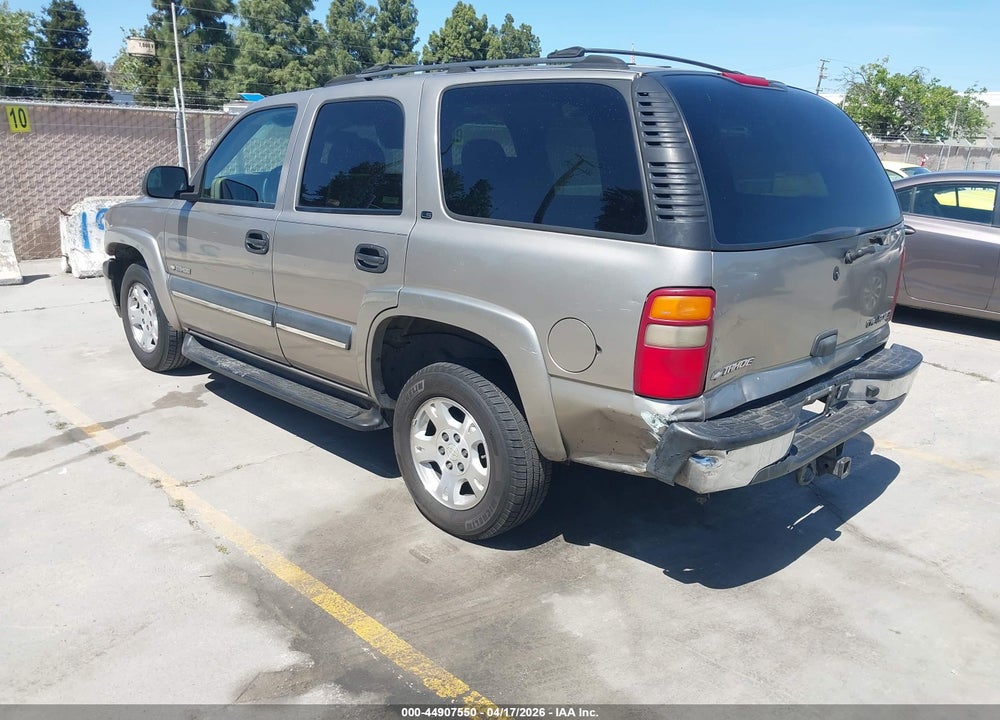 2002 CHEVROLET TAHOE LS VIN: 1GNEC13ZX2R126613