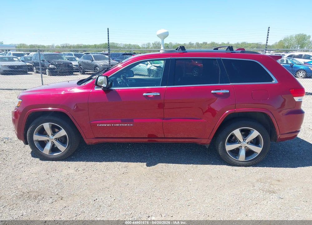 2014 JEEP GRAND CHEROKEE OVERLAND VIN: 1C4RJFCG5EC171672