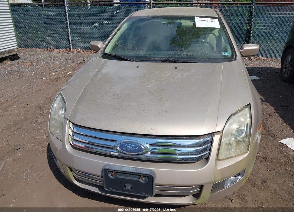 2007 FORD FUSION SEL VIN: 3FAHP08107R212960
