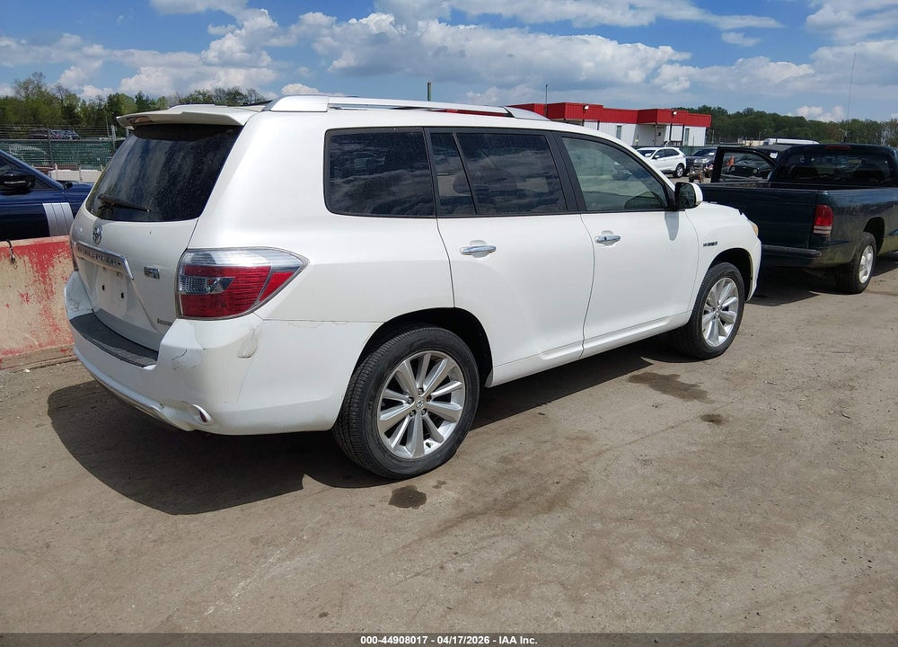 2008 TOYOTA HIGHLANDER HYBRID LIMITED VIN: JTEEW44A382021936