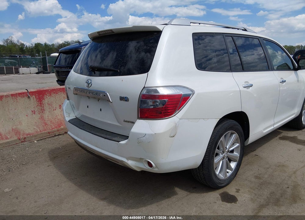 2008 TOYOTA HIGHLANDER HYBRID LIMITED VIN: JTEEW44A382021936