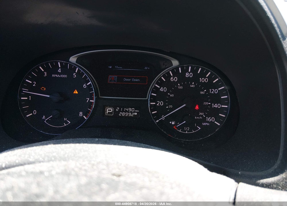 2013 NISSAN PATHFINDER SL VIN: 5N1AR2MN1DC667820