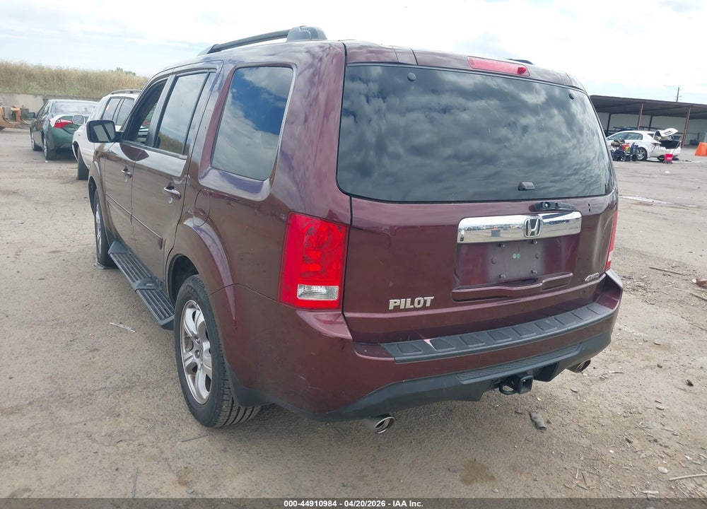 2012 HONDA PILOT EX-L VIN: 5FNYF4H57CB077009