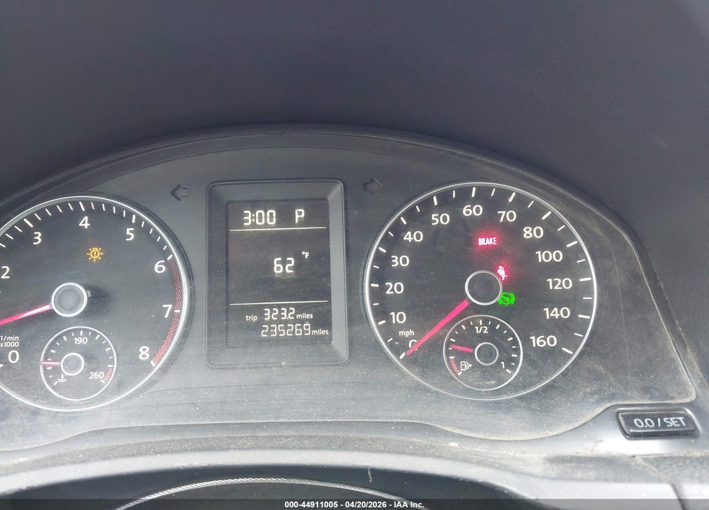 2010 VOLKSWAGEN JETTA S VIN: 3VWJZ7AJXAM080588