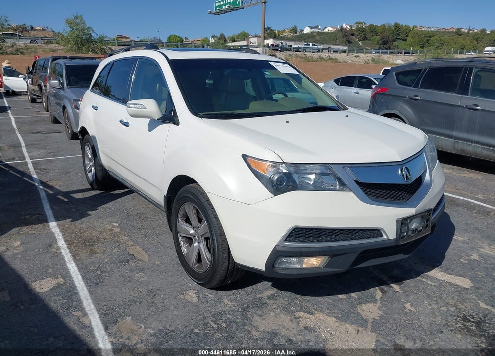 2012 ACURA MDX TECHNOLOGY PACKAGE VIN: 2HNYD2H38CH500645
