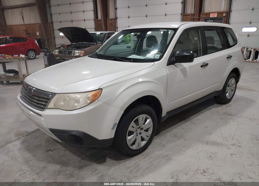 2010 SUBARU FORESTER 2.5X VIN: JF2SH6AC9AH735951