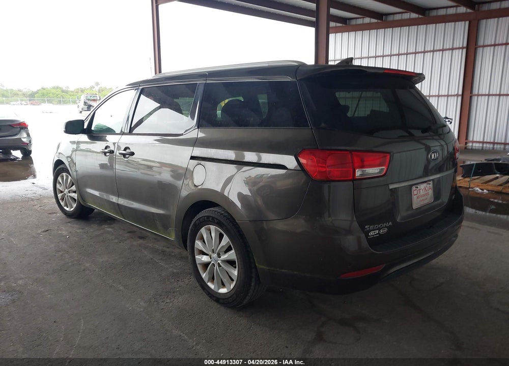 2017 KIA SEDONA EX VIN: KNDMC5C18H6253487