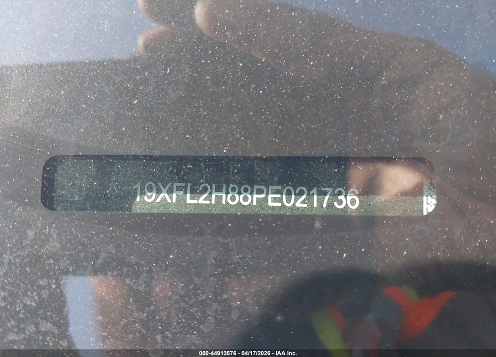 2023 HONDA CIVIC VIN: 19XFL2H88PE021736