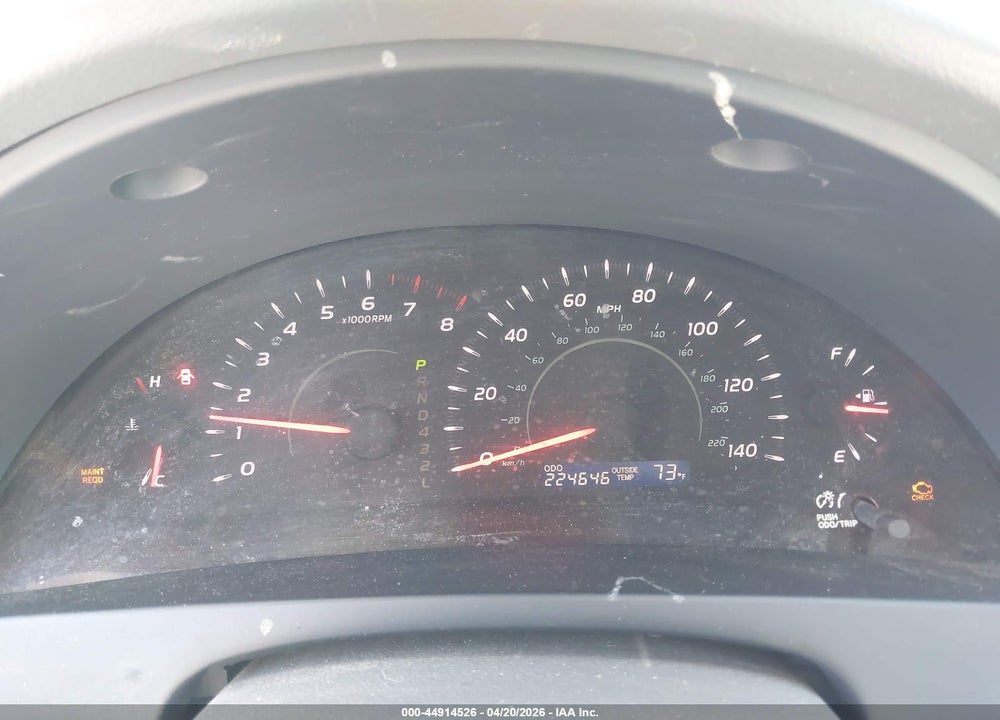 2007 TOYOTA CAMRY LE VIN: JTNBE46K073049763