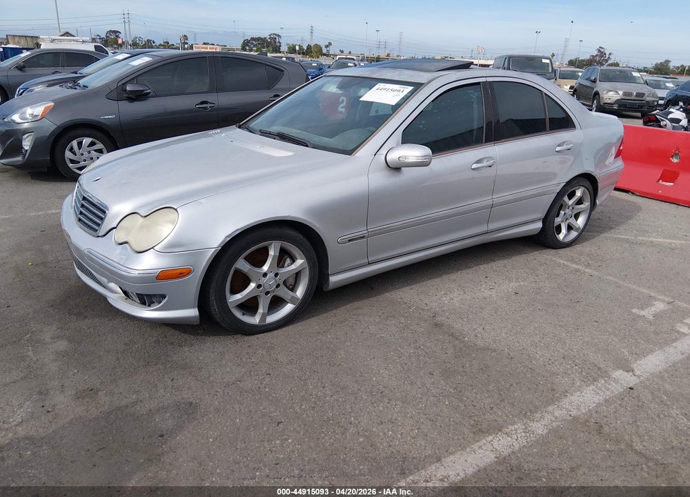 2007 MERCEDES-BENZ C 230 SPORT VIN: WDBRF52H67F890631