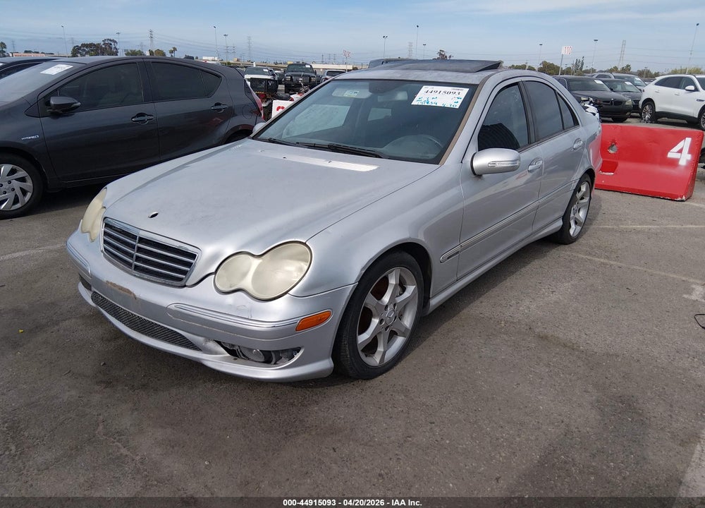 2007 MERCEDES-BENZ C 230 SPORT VIN: WDBRF52H67F890631