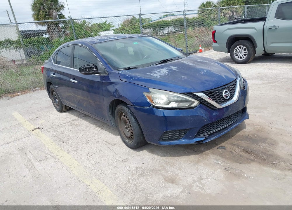 2016 NISSAN SENTRA S VIN: 3N1AB7AP2GY299951