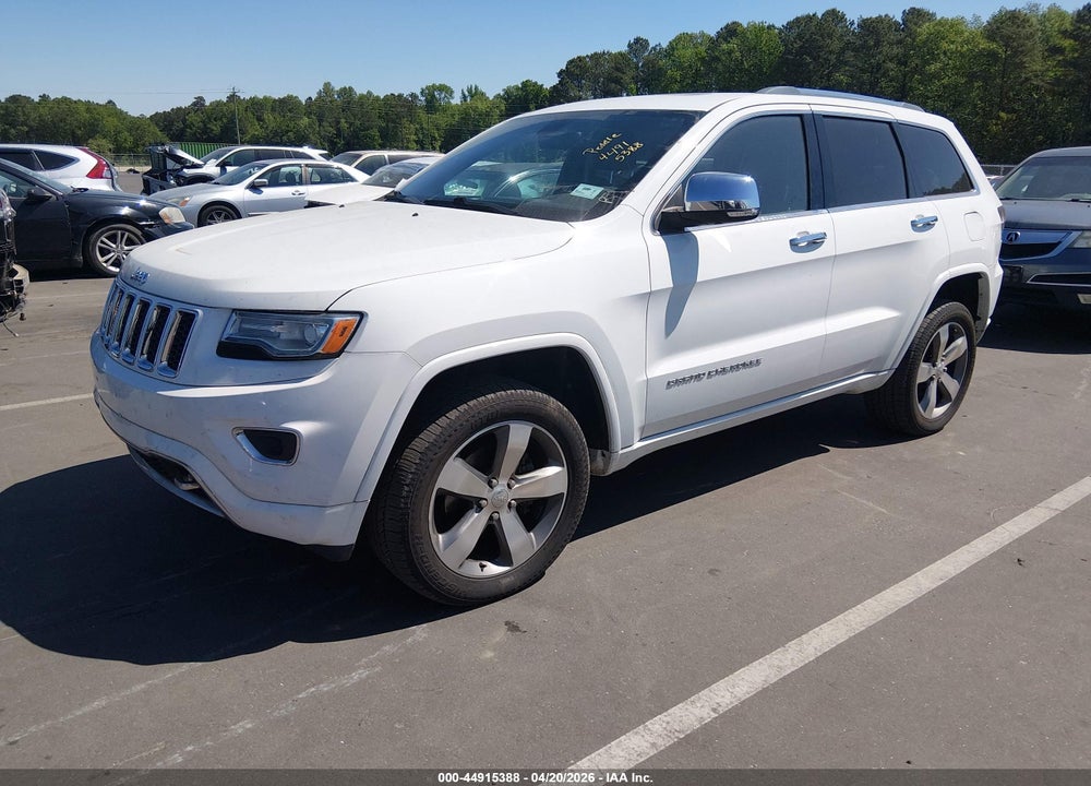 2014 JEEP GRAND CHEROKEE OVERLAND VIN: 1C4RJFCGXEC572697