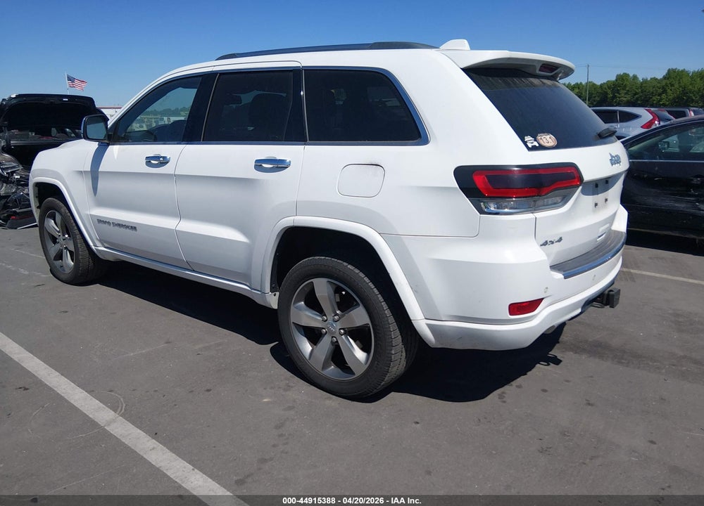 2014 JEEP GRAND CHEROKEE OVERLAND VIN: 1C4RJFCGXEC572697