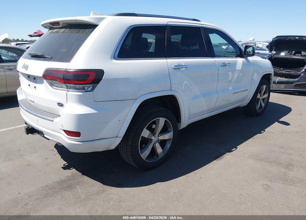 2014 JEEP GRAND CHEROKEE OVERLAND VIN: 1C4RJFCGXEC572697
