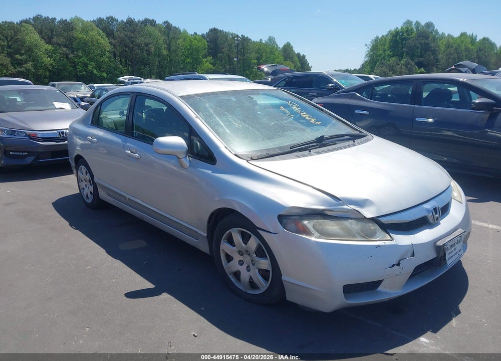 2010 HONDA CIVIC LX VIN: 2HGFA1F5XAH538087