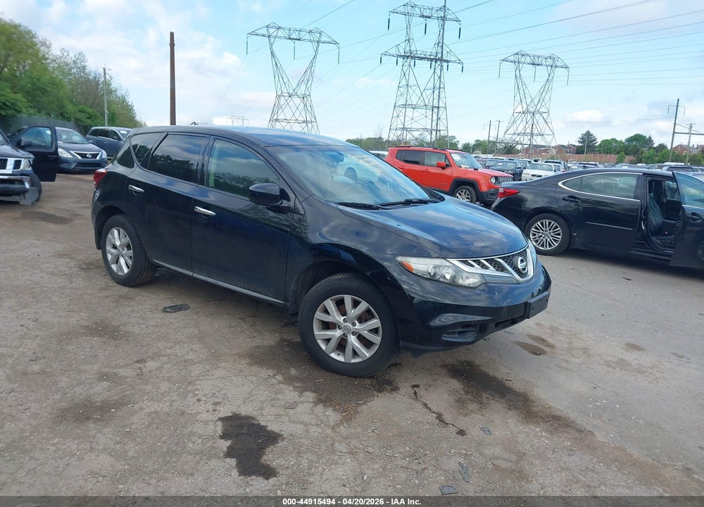 2012 NISSAN MURANO S VIN: JN8AZ1MW4CW205924
