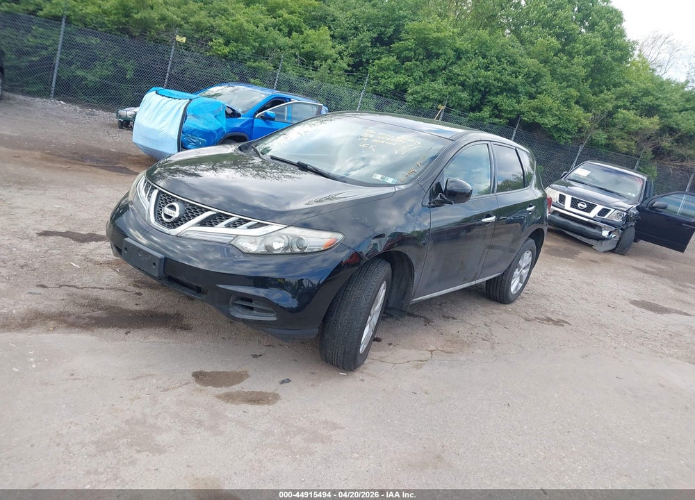 2012 NISSAN MURANO S VIN: JN8AZ1MW4CW205924
