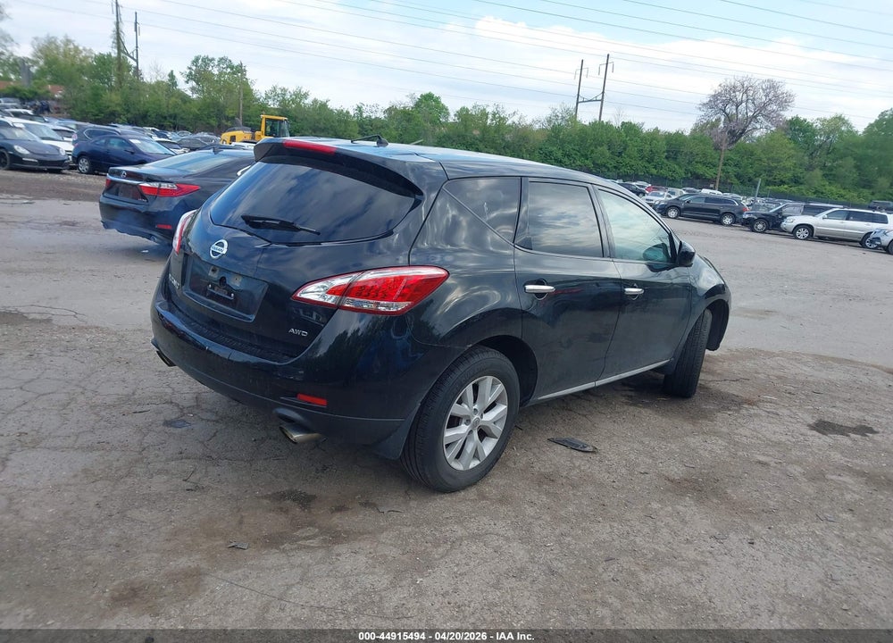 2012 NISSAN MURANO S VIN: JN8AZ1MW4CW205924